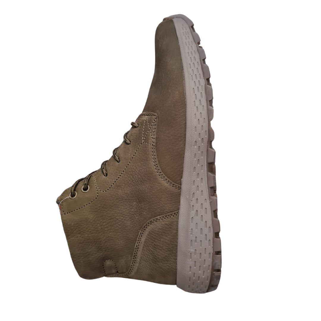 Woodlands nubuck zip up ankle boot (Khaki)