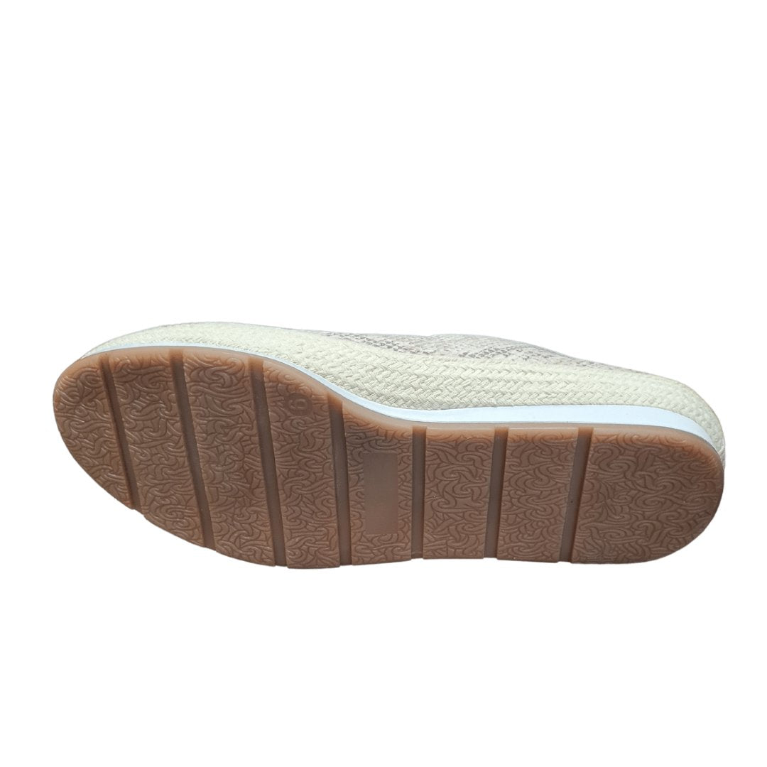 Cipriata slip on canvas shoes (Faux Reptile)