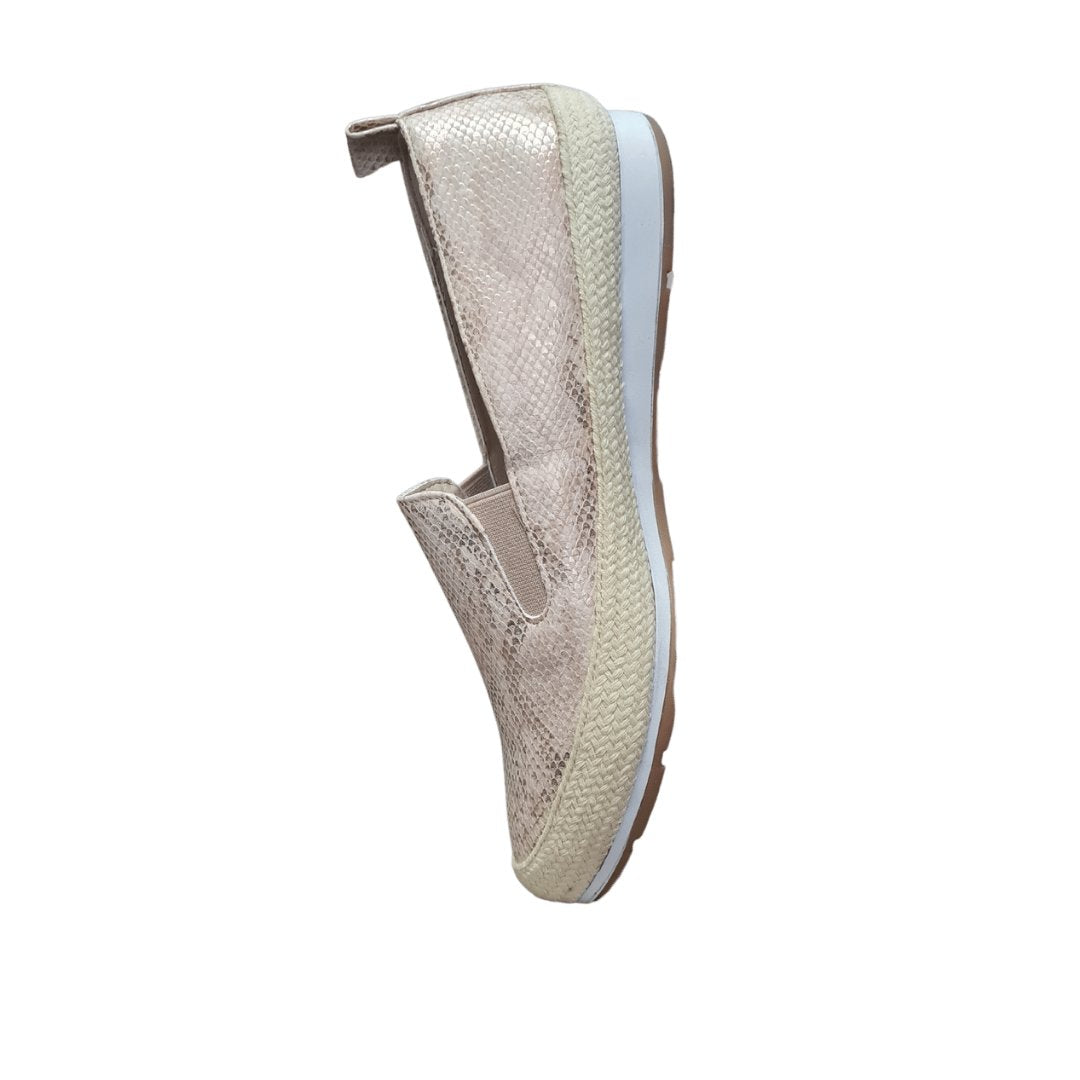 Cipriata slip on canvas shoes (Faux Reptile)