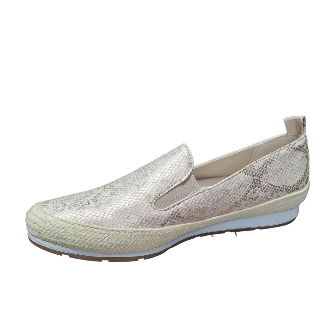 Cipriata slip on canvas shoes (Faux Reptile)