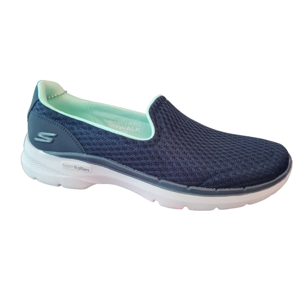 Skechers go walk (Navy and turquoise)