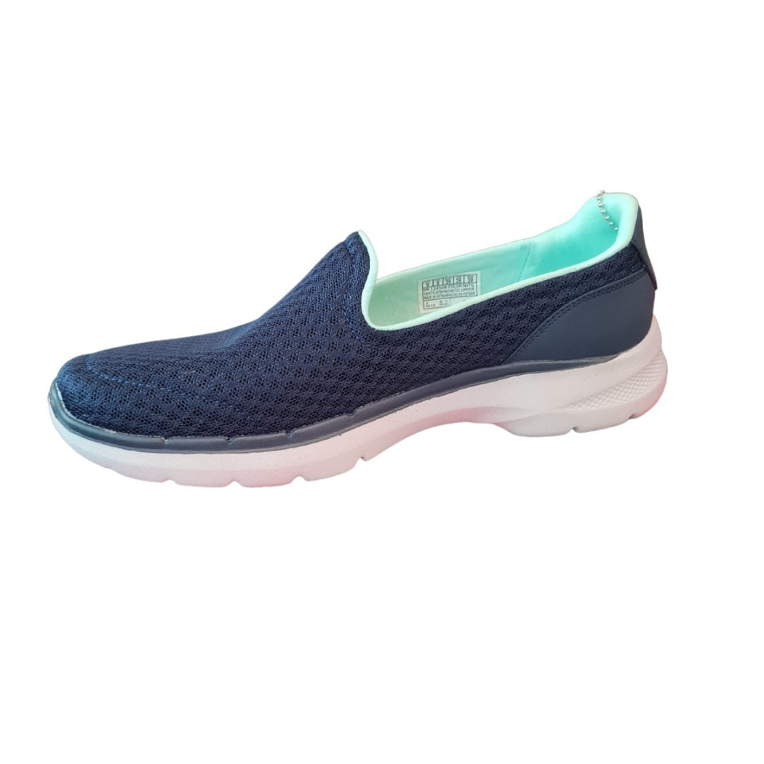 Skechers go walk (Navy and turquoise)