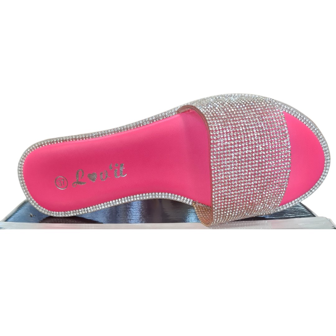 Diamante Sliders (Fuchsia)