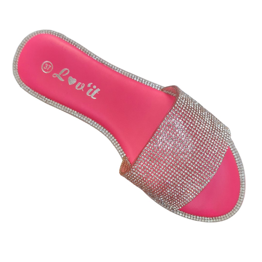 Diamante Sliders (Fuchsia)