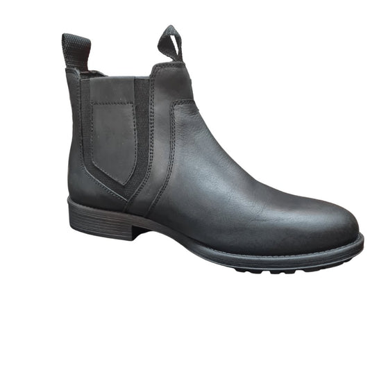 Crazy Horse Leather Boots (Black)