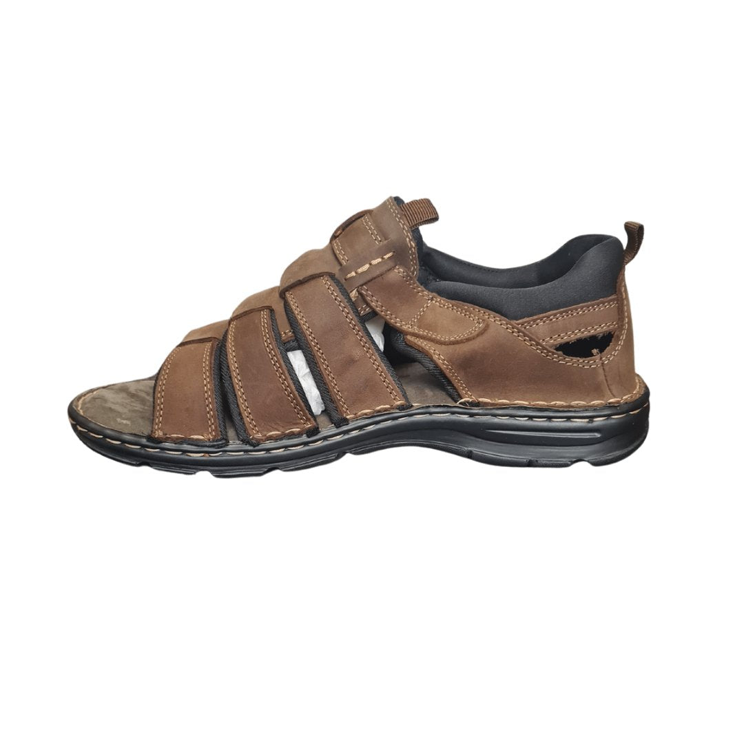 Leather Sandal (Brown)