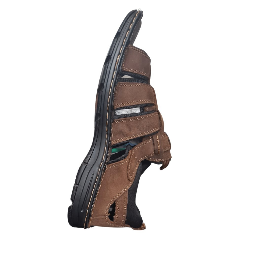 Leather Sandal (Brown)